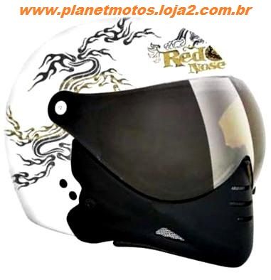 CAPACETE PEELS RED NOSE EXTREME BRANCO 60