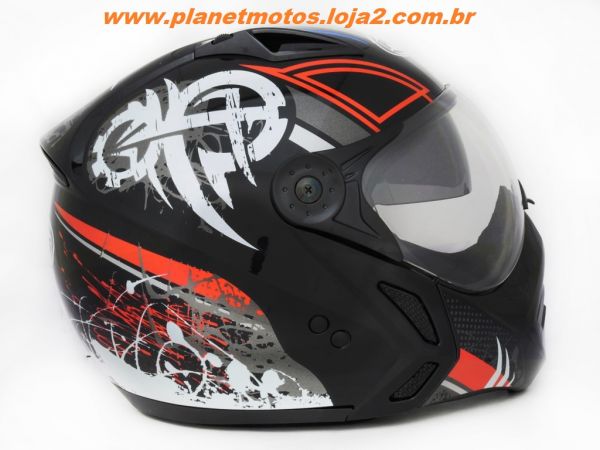 CAPACETE PEELS MIX PRETO 60